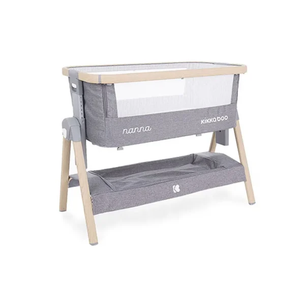 Berceau cododo Nanna gris effet bois – Kikkaboo – vue détaillée 2