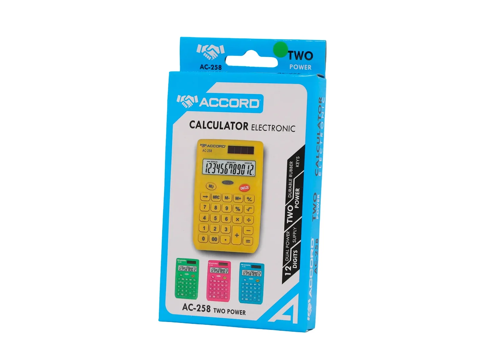 Calculatrice Accord BM-AC-258 – vue principale