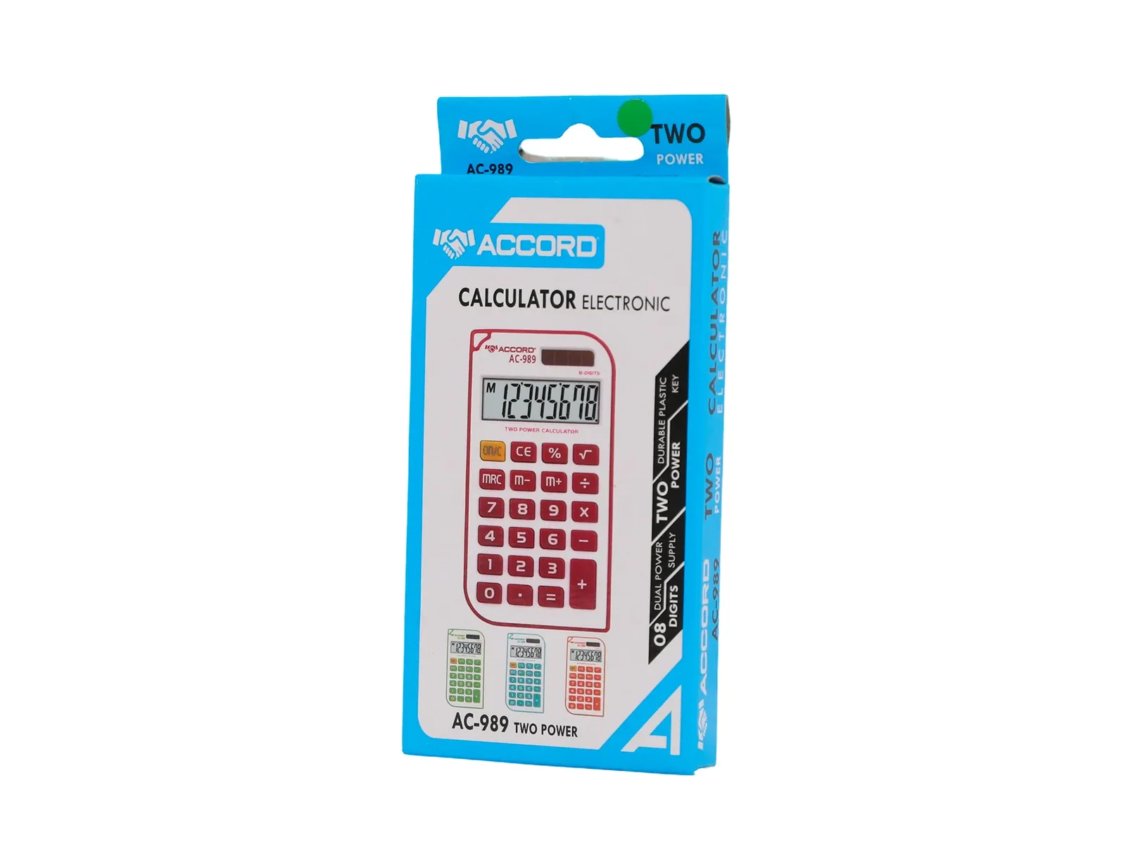 Calculatrice Accord BM-AC-989 – vue principale