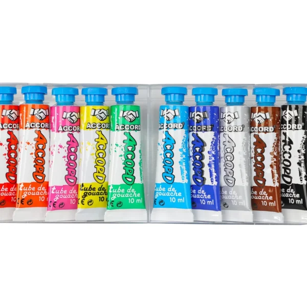 Gouache 10ml 10 couleurs Accord 360