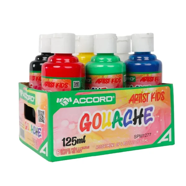 Gouache 125ml 8 presentoirs Accord