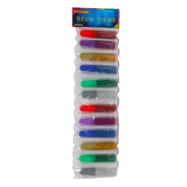 Paillette en poudre 6ml 6 couleurs Accord