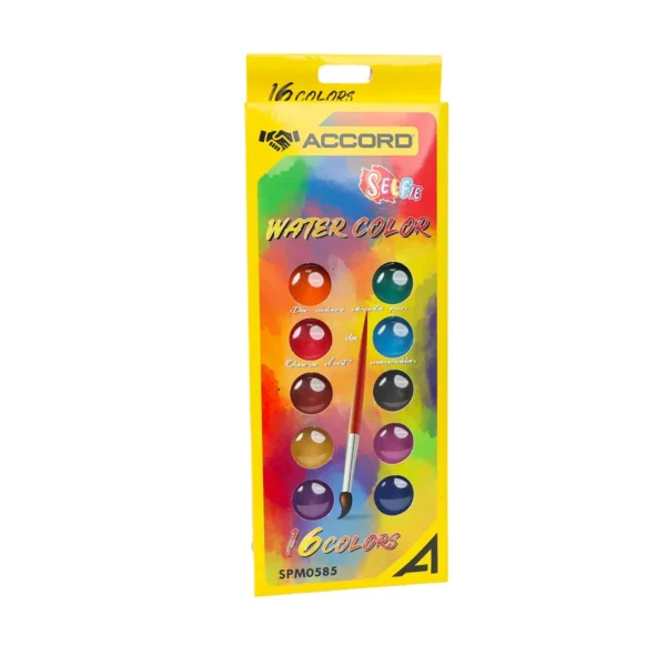 Palette d’aquarelle 16 couleurs Accord