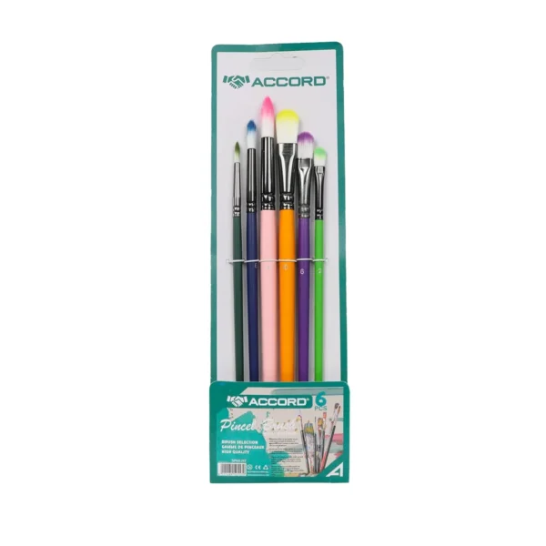 Pinceaux dali 6 pcs Accord