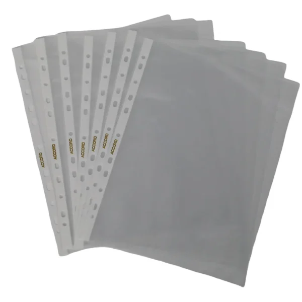 Pochettes perforees A4 60C 100pc Accord