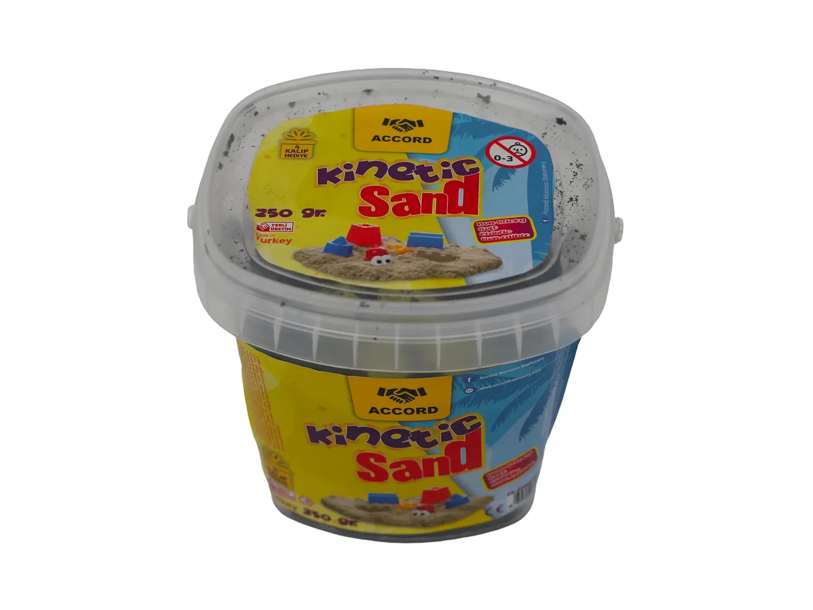Sable cinétique Accord BM-FS-SAN0250 – vue principale-tazzant-bébé-puériculture-éveil-jeux-éducatifs-Montessori-cadeau-âge-livraison-Maroc-Casablanca-Rabat-Marrakech-Tanger-Agadir
