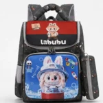 Sac à dos scolaire Explorateur polaire avec trousse – Bleu nuit – vue principale