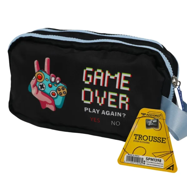 Trousse game over 3 poches Accord